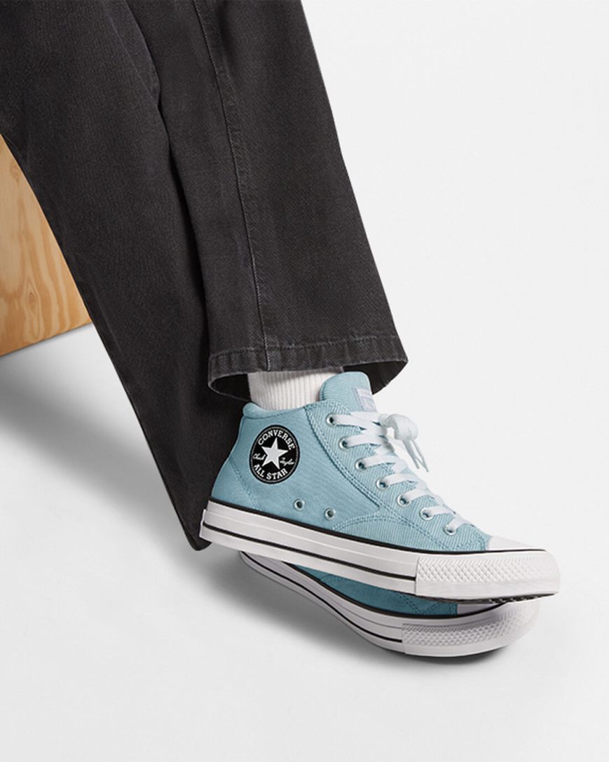 Tenisky Vysoke Converse Chuck Taylor All Star Malden Street Workwear Panske Biele Čierne | SK 5ASHX5